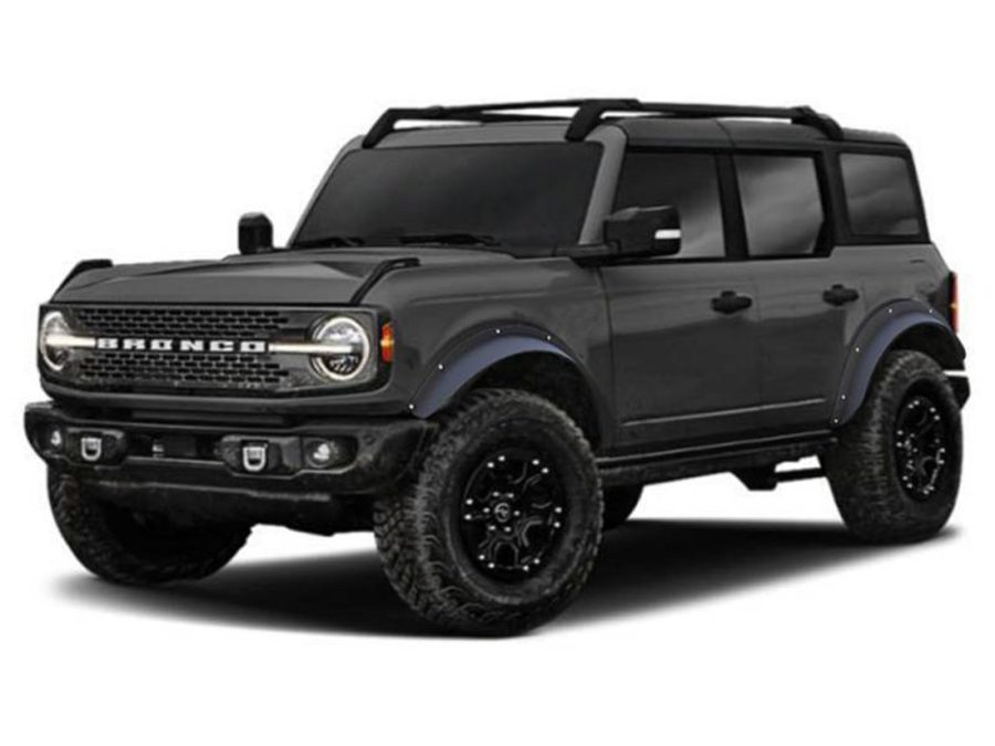 BLACK HORSE FF-FBR21 FENDER FLARES Sheet Metal Plate Black Compatible with 2021-2024 Ford Bronco(Excl. Heritage Edition, Heritage Limited Edition, Everglades, and Raptor)