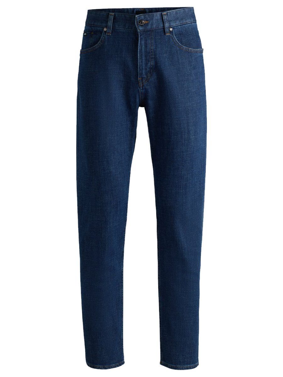 BOSS H-Re.Maine Regular Fit Stretch Denim Jeans Blue