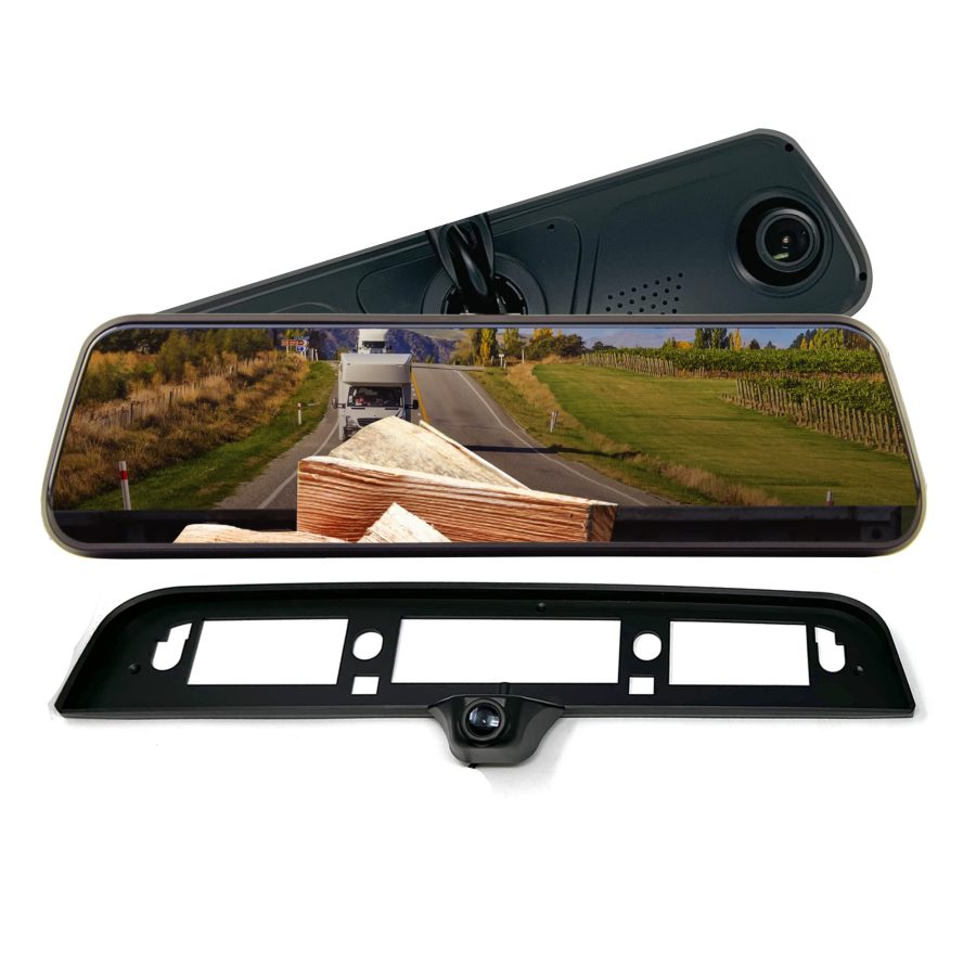 BRAND MOTION FVMR-1171 FullVUE Mirror and Camera System for RAM 1500 2019-Current Always Recording Dash / 3rd Brake Light Cargo Bed Cameras w/ Touch Mirror w/ Night Vision and G-Shock Sensor