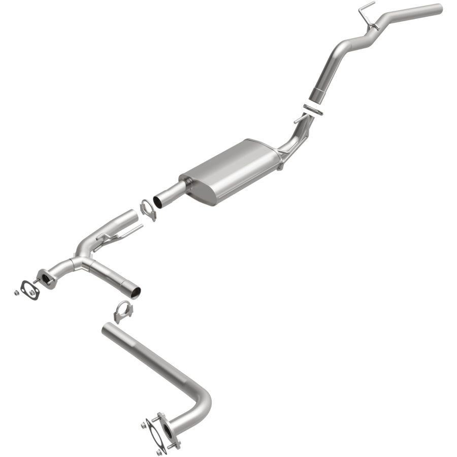 BRE EXHAUST 106-0065 Direct-Fit Replacement Exhaust System For 2005-2014 Nissan Xterra 4.0L