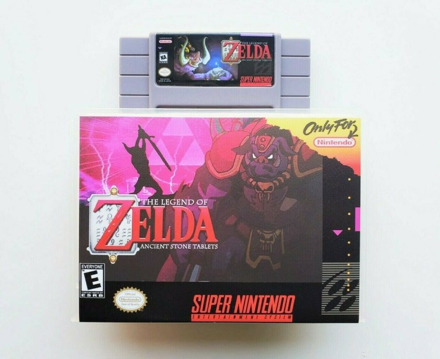 BS Legend of Zelda Ancient Stone Tablets - Super Nintendo Custom SNES USA Seller