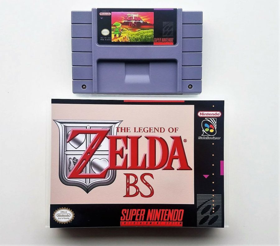 BS Legend of Zelda Maps 1 & 2 + Custom Case - Super Nintendo SNES (USA Seller)