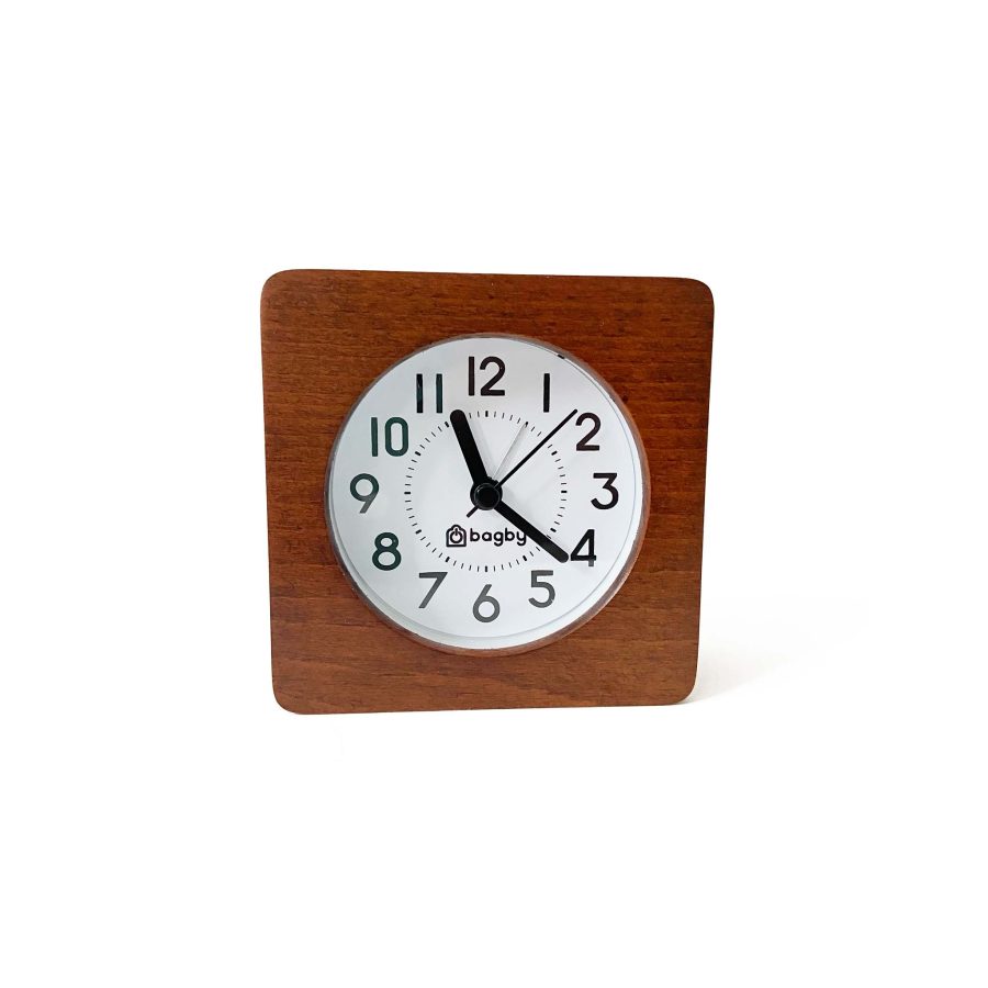 Bagby EMF-Free Classic Silent Analog Alarm Clock