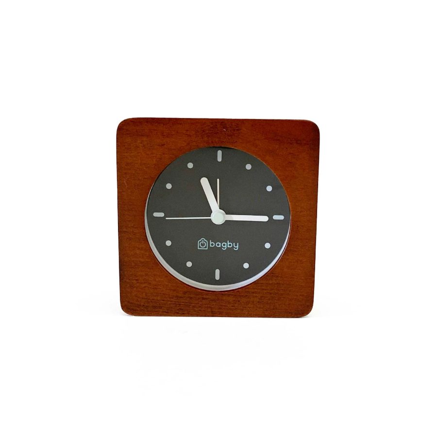 Bagby EMF-Free Minimalist Silent Analog Alarm Clock