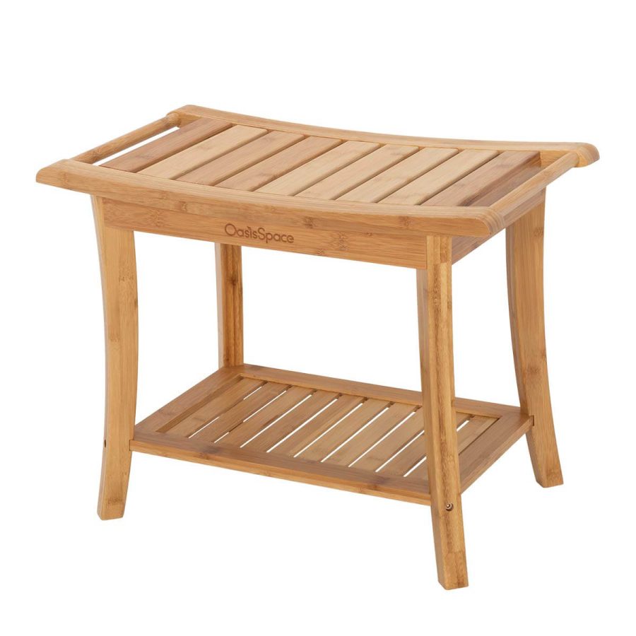 Bamboo - 250LBS Capacity 24" Shower Bench