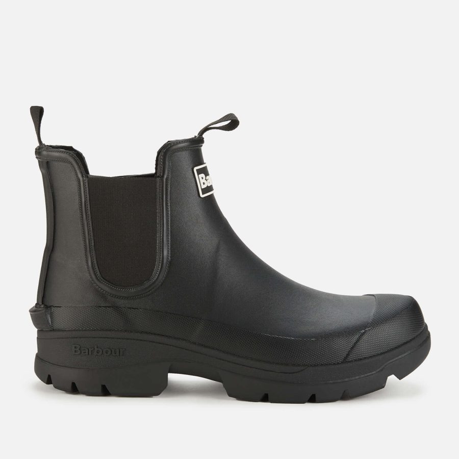 Barbour Men's Nimbus Rubber Chelsea Boots - Black - UK 7