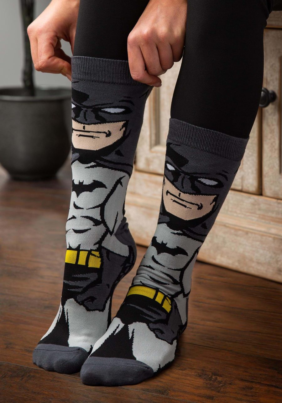 Batman Dark Knight 360 Character Crew Socks