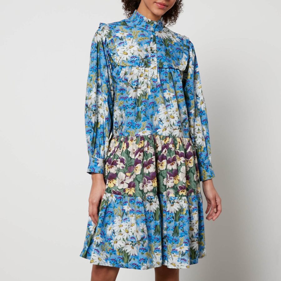 Batsheva X Laura Ashley Carwyn Cotton Mini Dress - US 2/UK 6