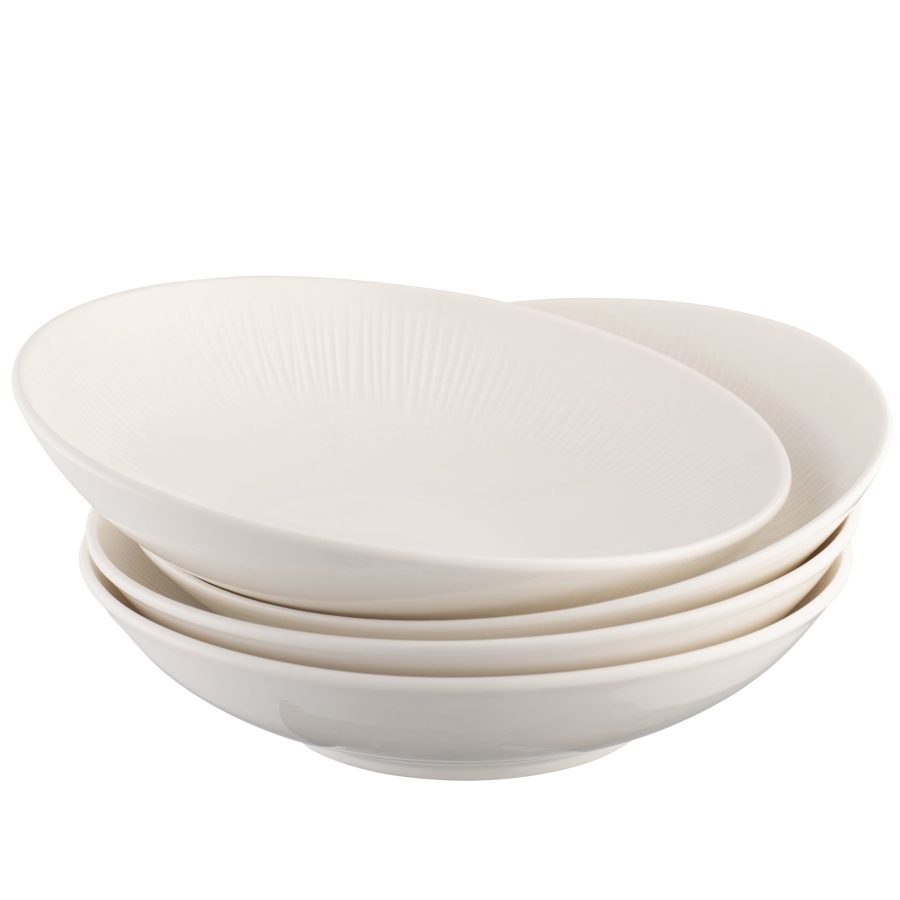 Belleek Living Erne Pasta Bowls Set of 4