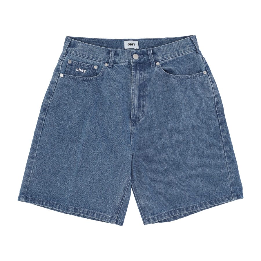 Bigwig Baggy Denim Short Men's Jeans Light Indigo