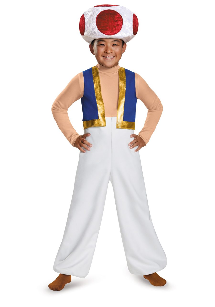 Boys Toad Deluxe Costume