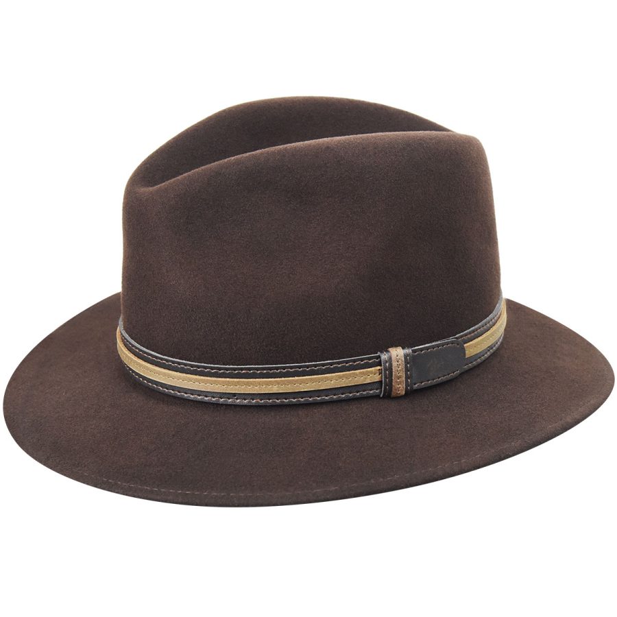 Brandt Fedora - Walnut/XXXL