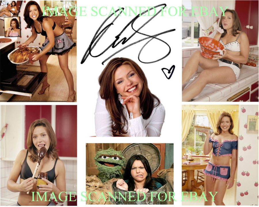 CHEF RACHAEL RAY SIGNED AUTOGRAPHED 8x10 RP PHOTO COLLAGE COOKING IS FUN SEXY