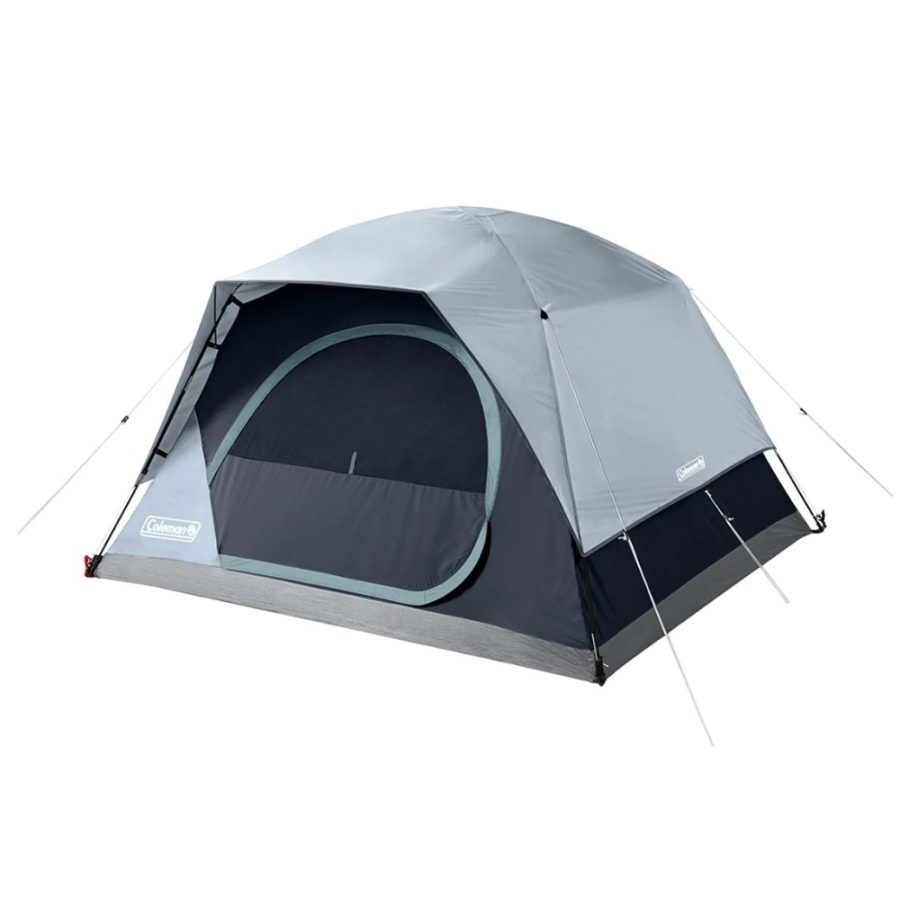 COLEMAN 2155787 SKYDOME 4 PERSON CAMPING TENT WITH LED LIGHTING