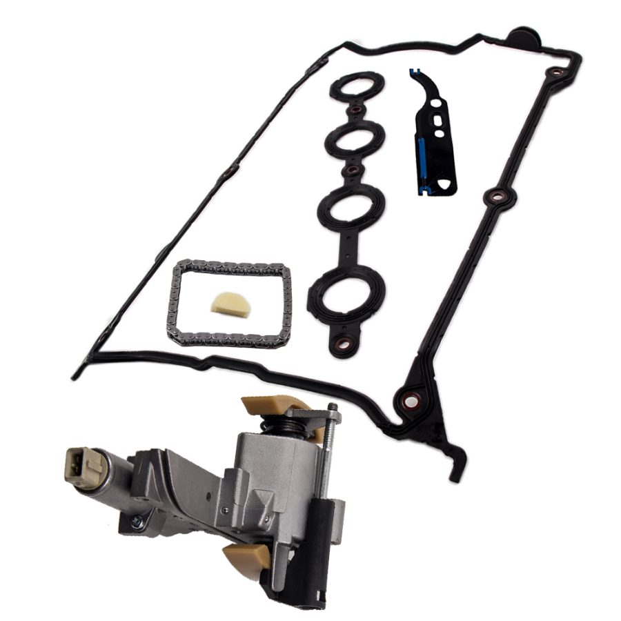 Camshaft Timing Chain and Tensioner Kit compatible for VW Jetta compatible for Golf Passat Beetle 1.8 1.8T