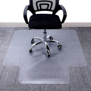 Chair Mat For Low Pile Carpet Floors, Flat Without Curling, 36 X 48 In, Office C