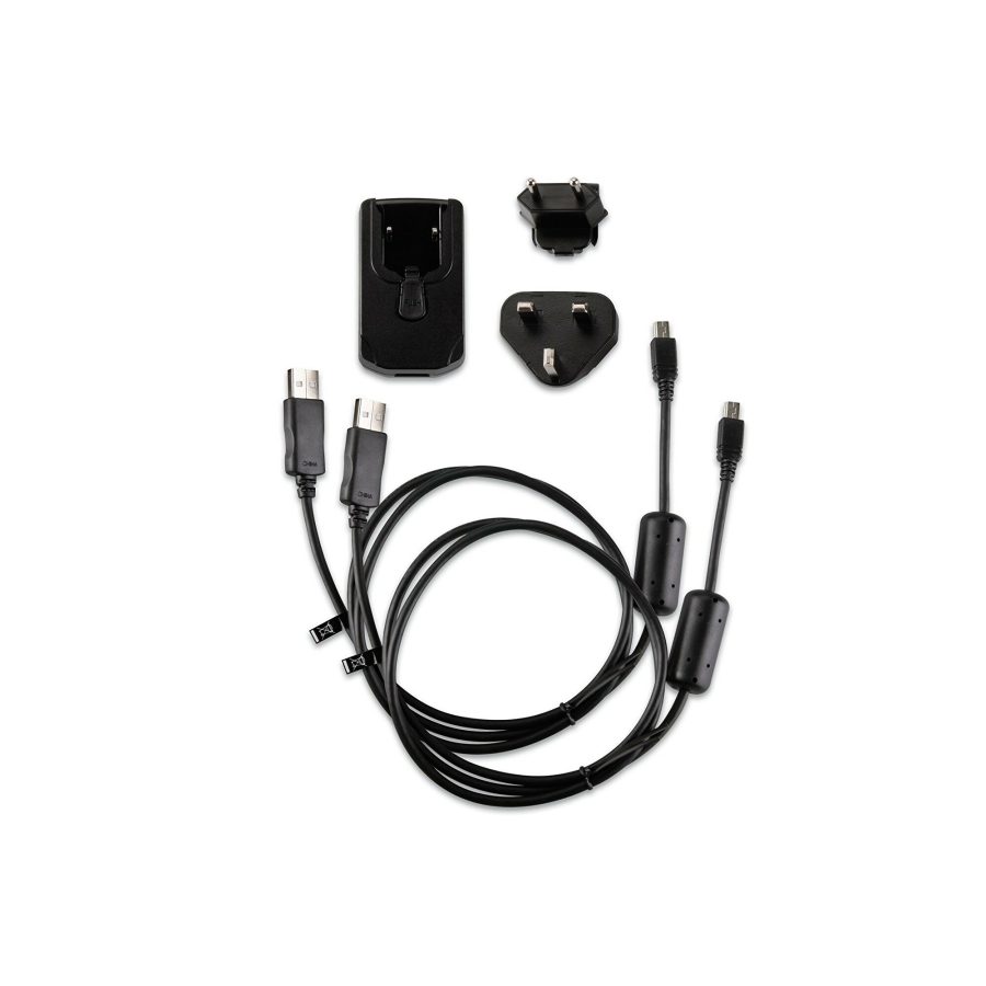 Charger Garmin secteur adaptateurs europe et câbles micro usb/mini usb inclus