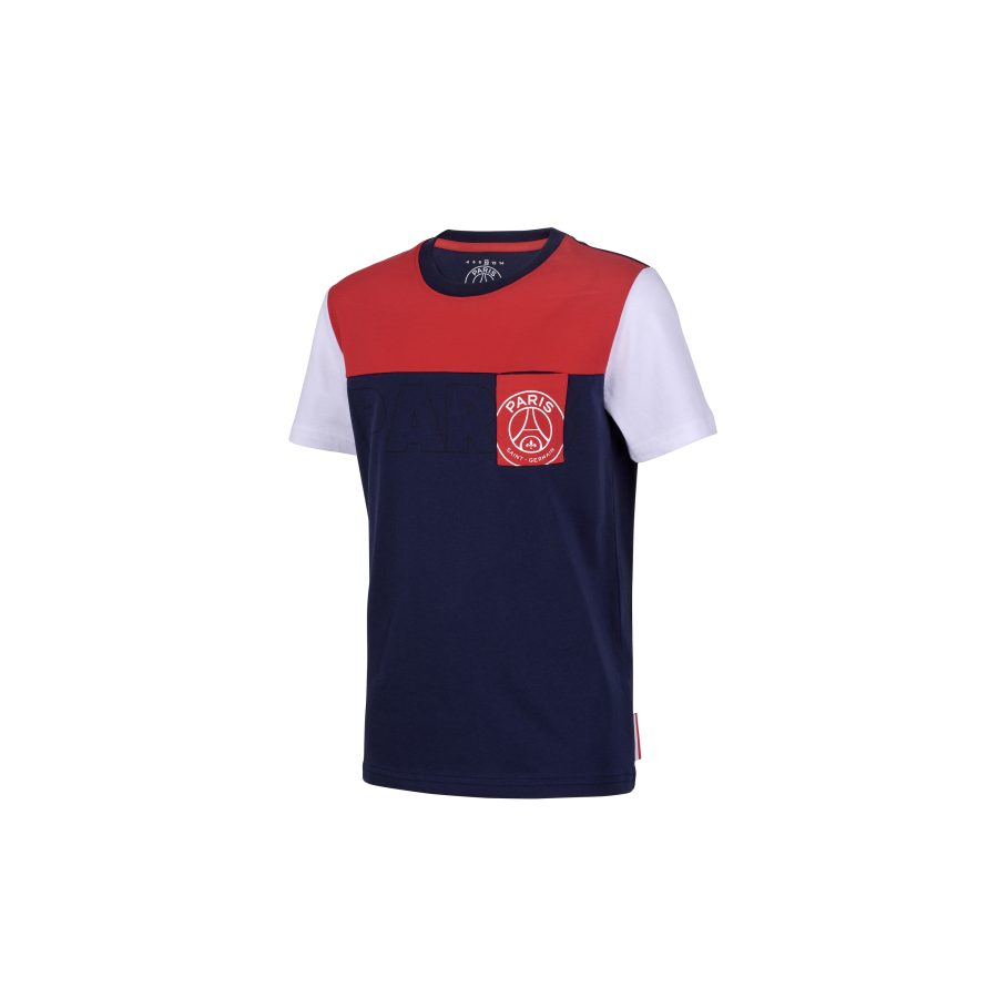 Child's T-shirt PSG pocket graphic