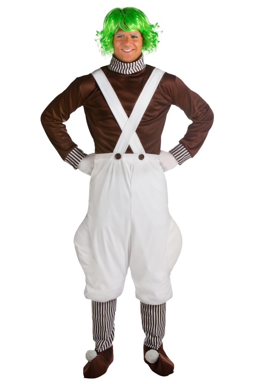 Chocolate Factory Worker Plus Size Men's Costume