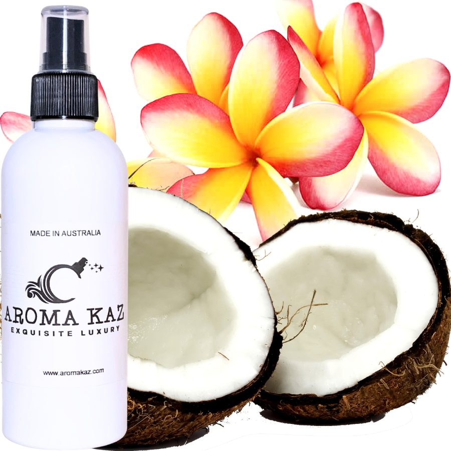 Coconut Frangipani Car Air Freshener Spray Deodorizer Odour Eliminator