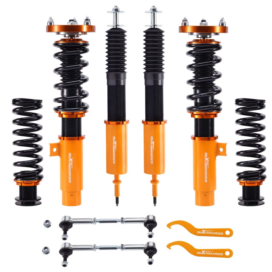 Coilover Kit Compatible for BMW 3 Convertible (E93) (2006-2013) RWD Shocks and Coil Spring Adj. Height lowering kit