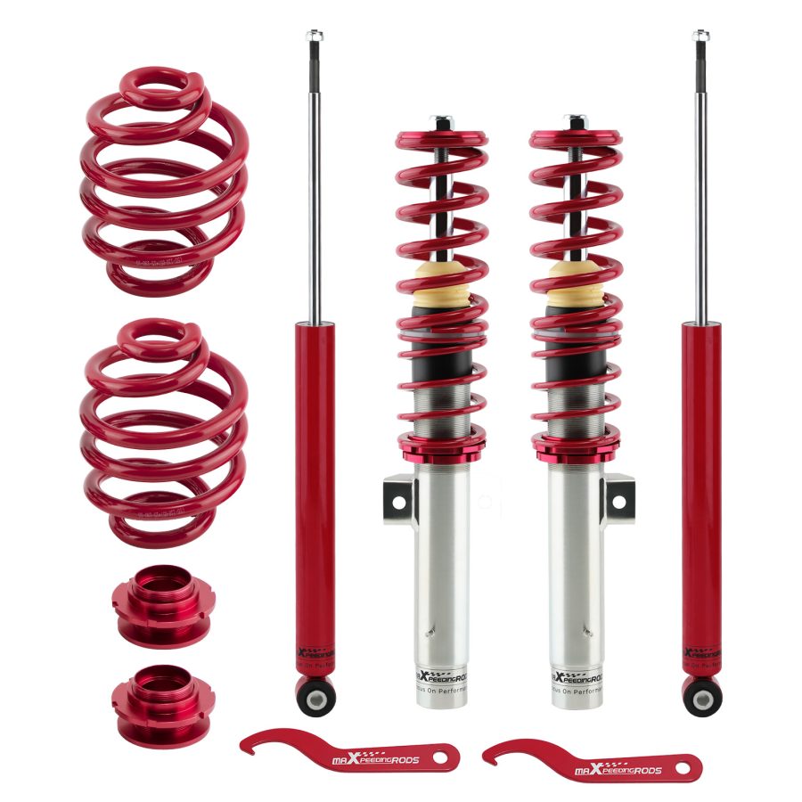 Coilover Kit Shock Absorber compatible for BMW E46 3 Series 320i 323i 325i 328i 330Ci 98-05 lowering kit