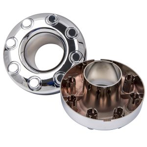 Compatible for Ford F350 Super Duty Dually (DRW) 4x4 2005-2018 Chrome Wheel Center Hub Caps