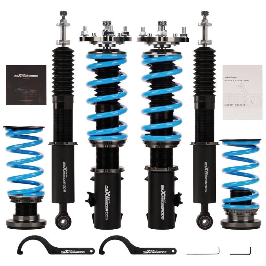 Compatible for Honda Civic Si 06-11 Maxpeedingrods COT6 24 Ways Damper Adjustable Coilover Kit lowering kit