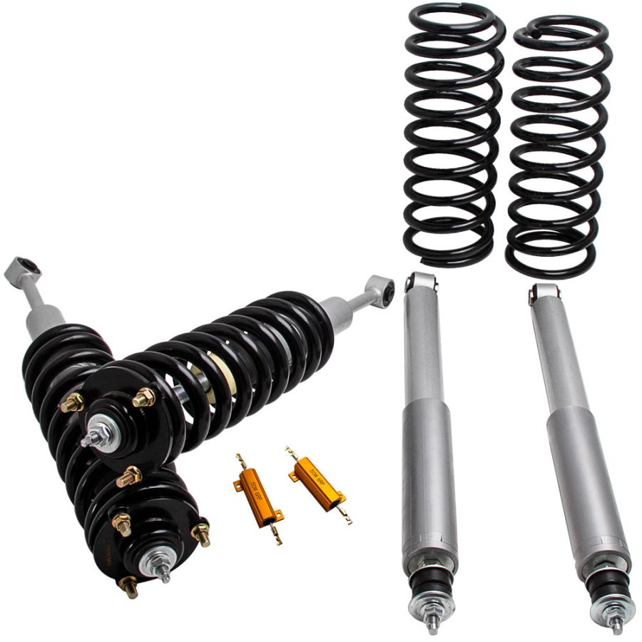 Compatible for Lexus GX470 2003-2009 4 Wheel Air Suspension to Coil Springs Struts Shocks Kit lowering kit