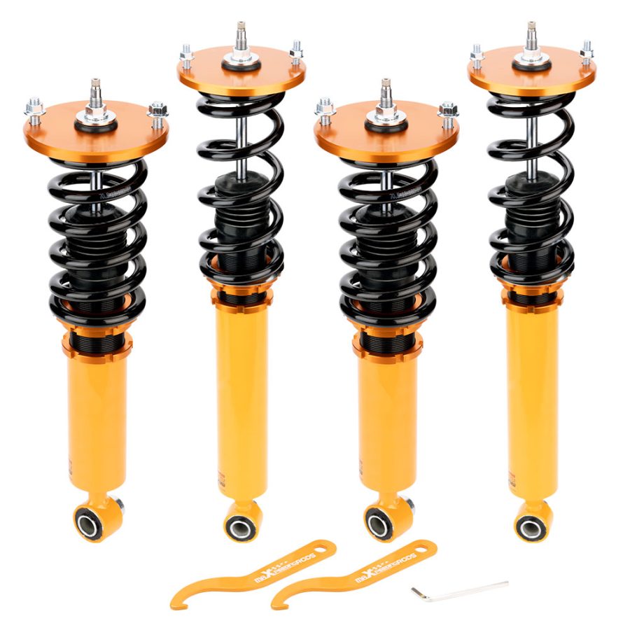 Compatible for Nissan Skyline GTST R33 24-Way Adjustable Damper Coilover Shock Absorber Strut Suspension Kit