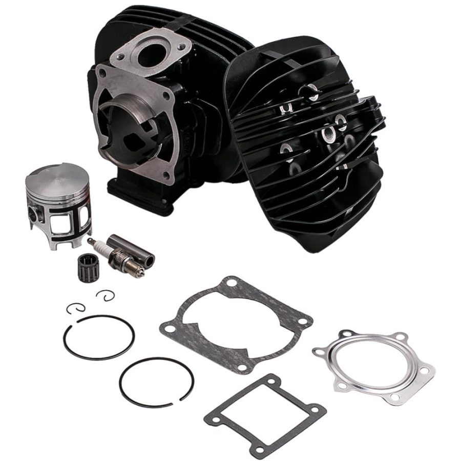 Compatible for Yamaha Blaster 200 Cylinder Head Piston Gasket Top End Rebuild Kit 1988-2006