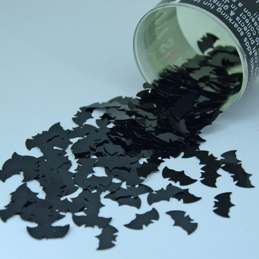 Confetti Bat 1/2" Black - 1/2 Oz-Pounds - FREE SHIP (9385)