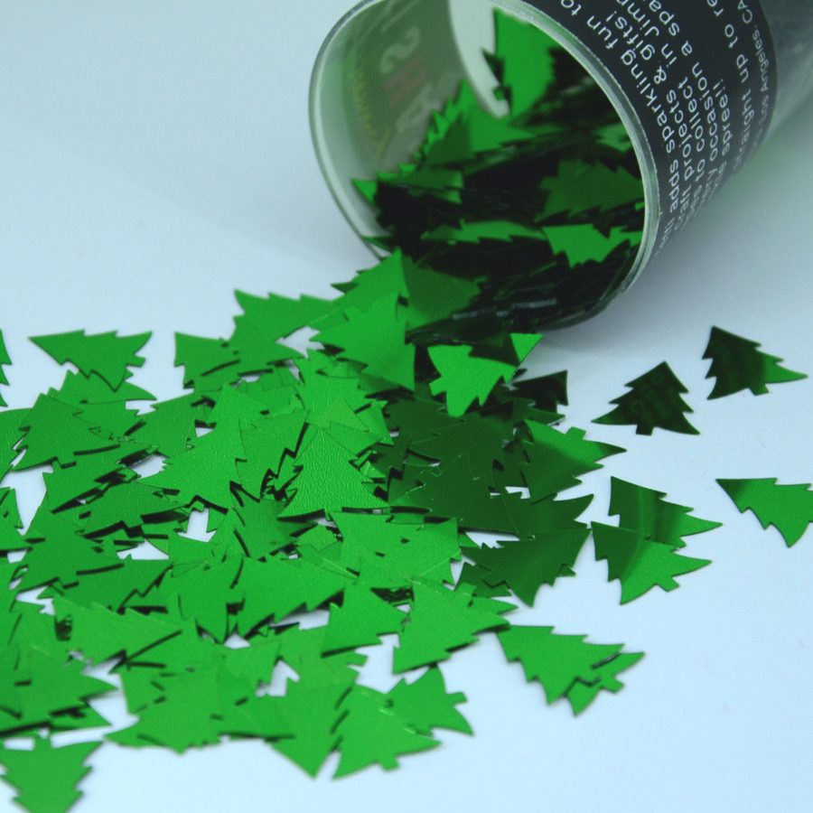 Confetti Christmas Tree Green - 1/2 Oz-Pounds - FREE SHIP (8878)