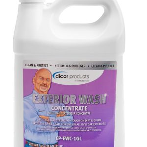 DICOR CP-EWC-1GL Black Streak Remover Exterior Cleaning Care for RV and Vehicle Surfaces, White