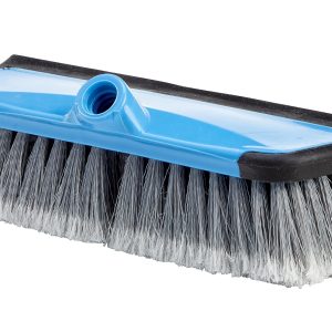 DICOR CP-SB10SQE Soft Bristle Exterior Wash Brush with Squeegee for Exterior RV Roof Cleaning and Maintenance