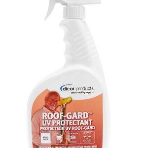 DICOR RP-RG320S Rubber Roof Protectant - 32 oz - White - Long-Lasting and Durable