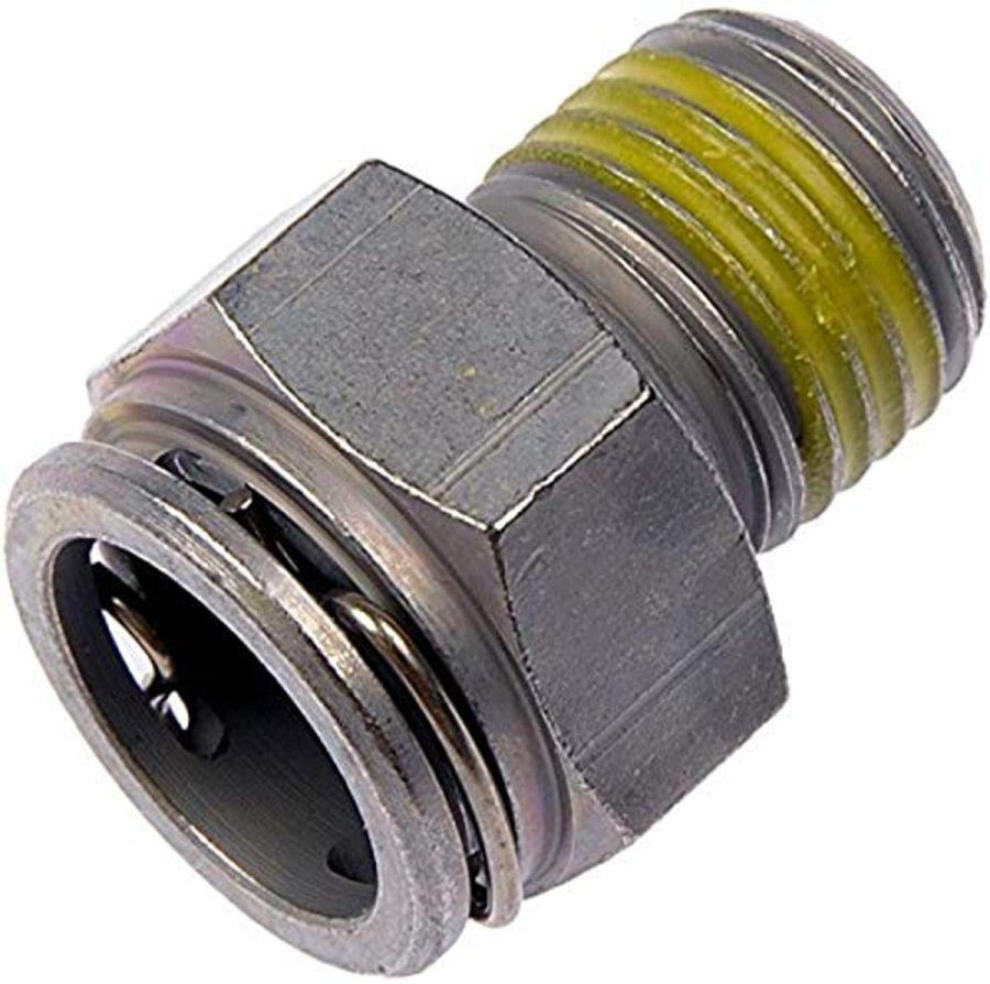 DORMAN 800-604 Transmission Line Connector With 3/8 Tube X 1/4-18 In. Thread Compatible with Select Models