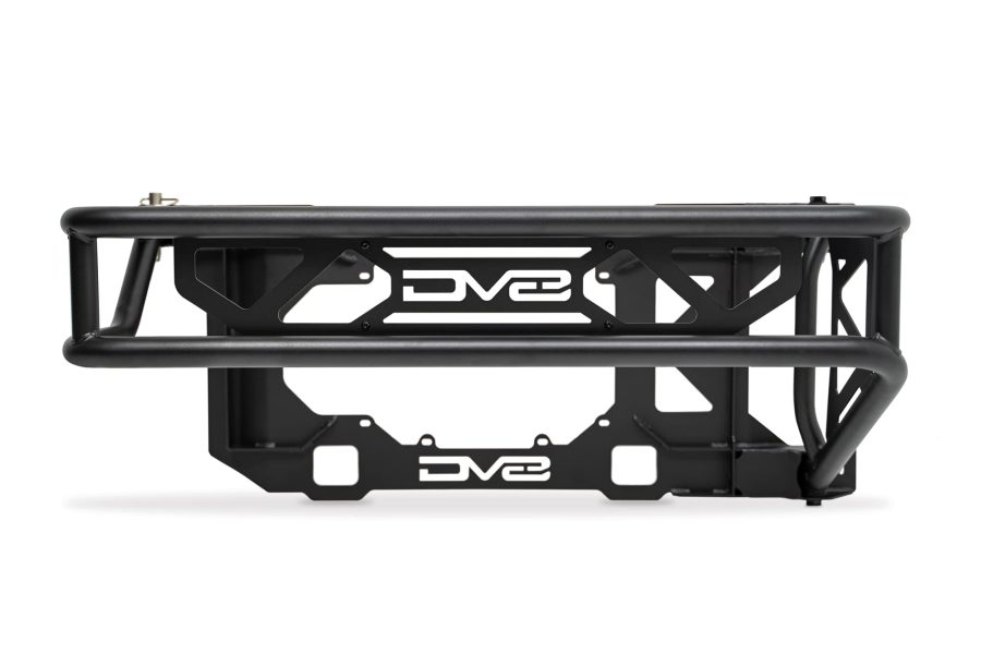 DV8 TCBR-01 Spare Tire Guard & Accessory Mount for 2021+ Ford Bronco | Accepts Up to (Most) 37 INCH Tires | Can Accept Locking Pins | Quick and Easy Install | Paintable Aluminum Panels