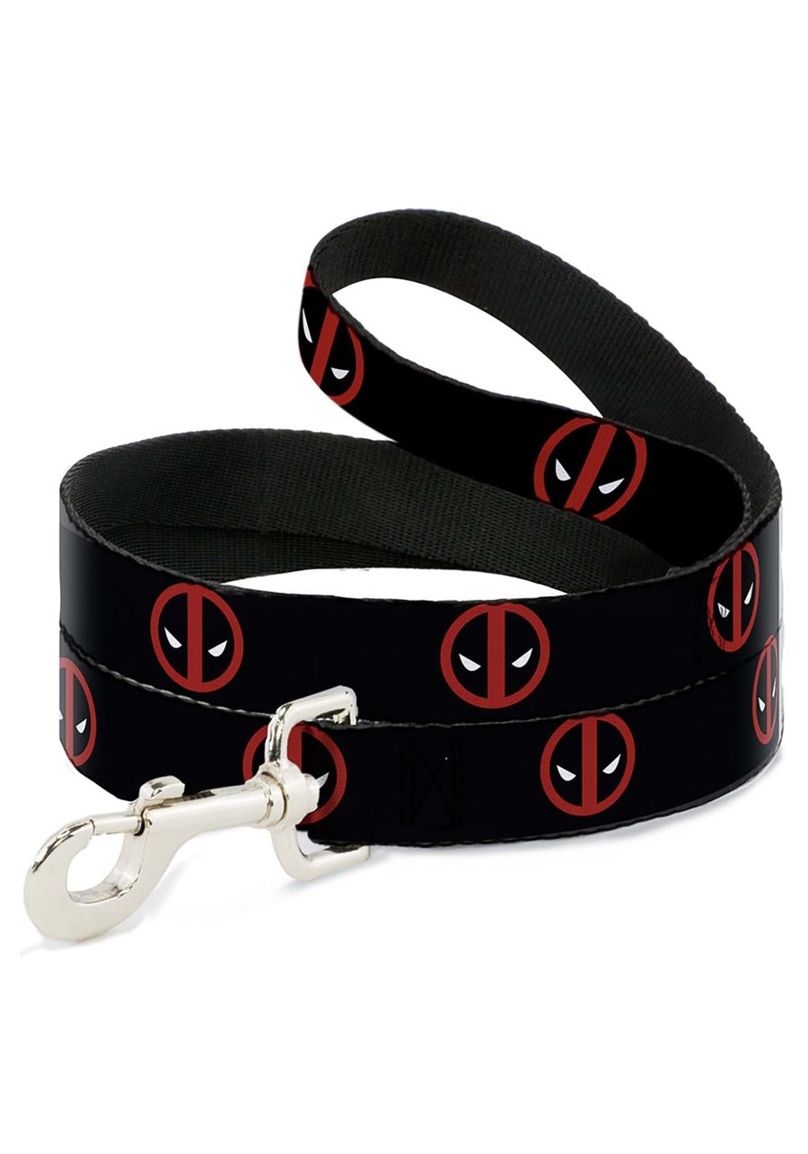 Deadpool Logo Dog Leash