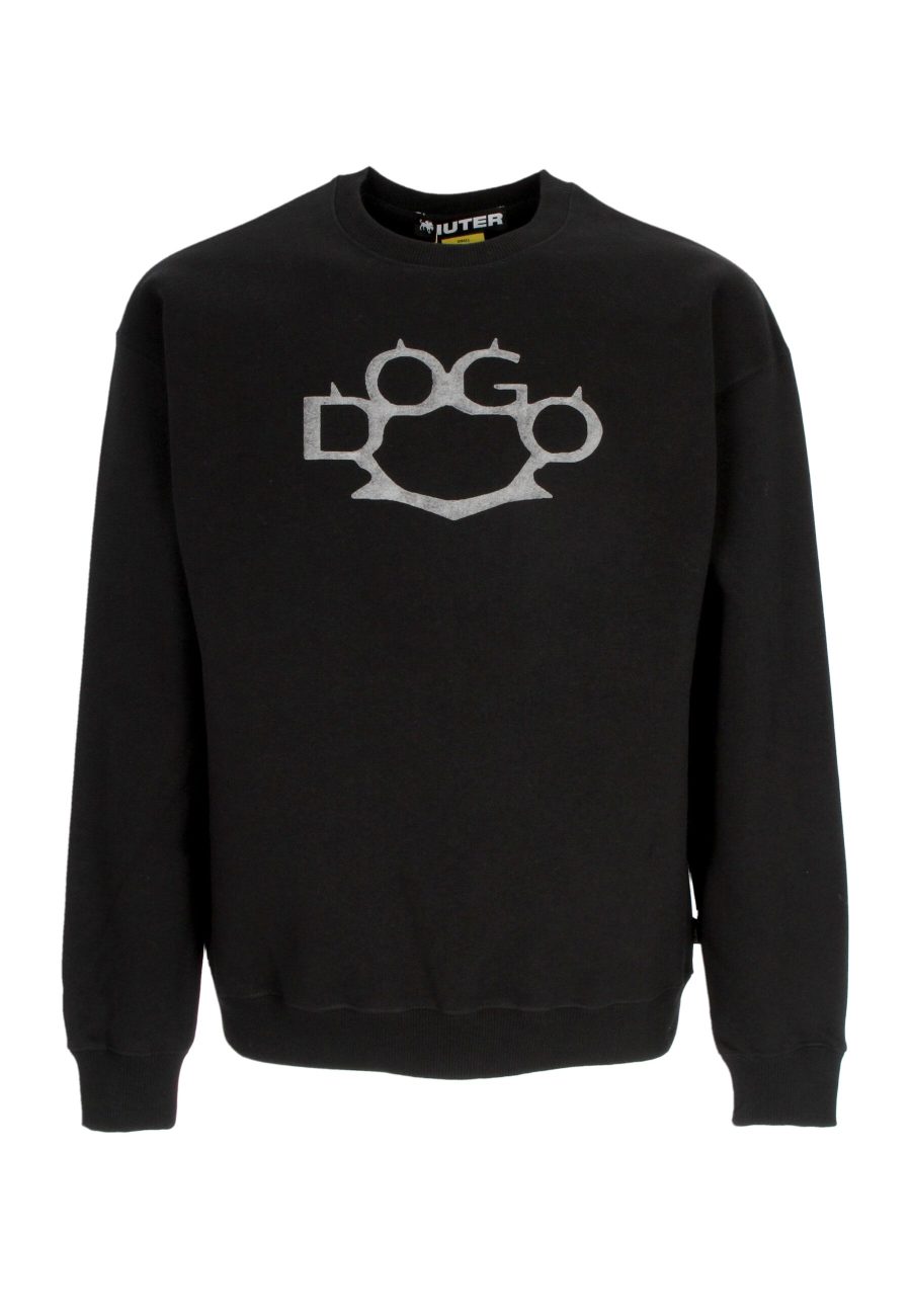 Dogo Og Logo Crew X Club Dogo Black Men's Crewneck Sweatshirt