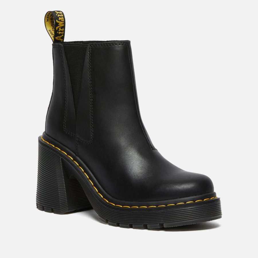 Dr. Martens Women's Spence Leather Heeled Chelsea Boots - UK 3