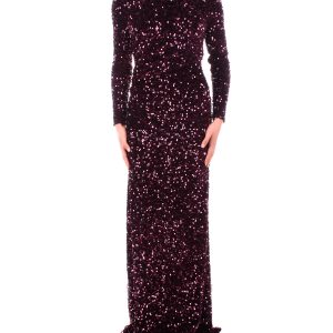 ELISABETTA FRANCHI RED CARPET Dresses Bordeaux