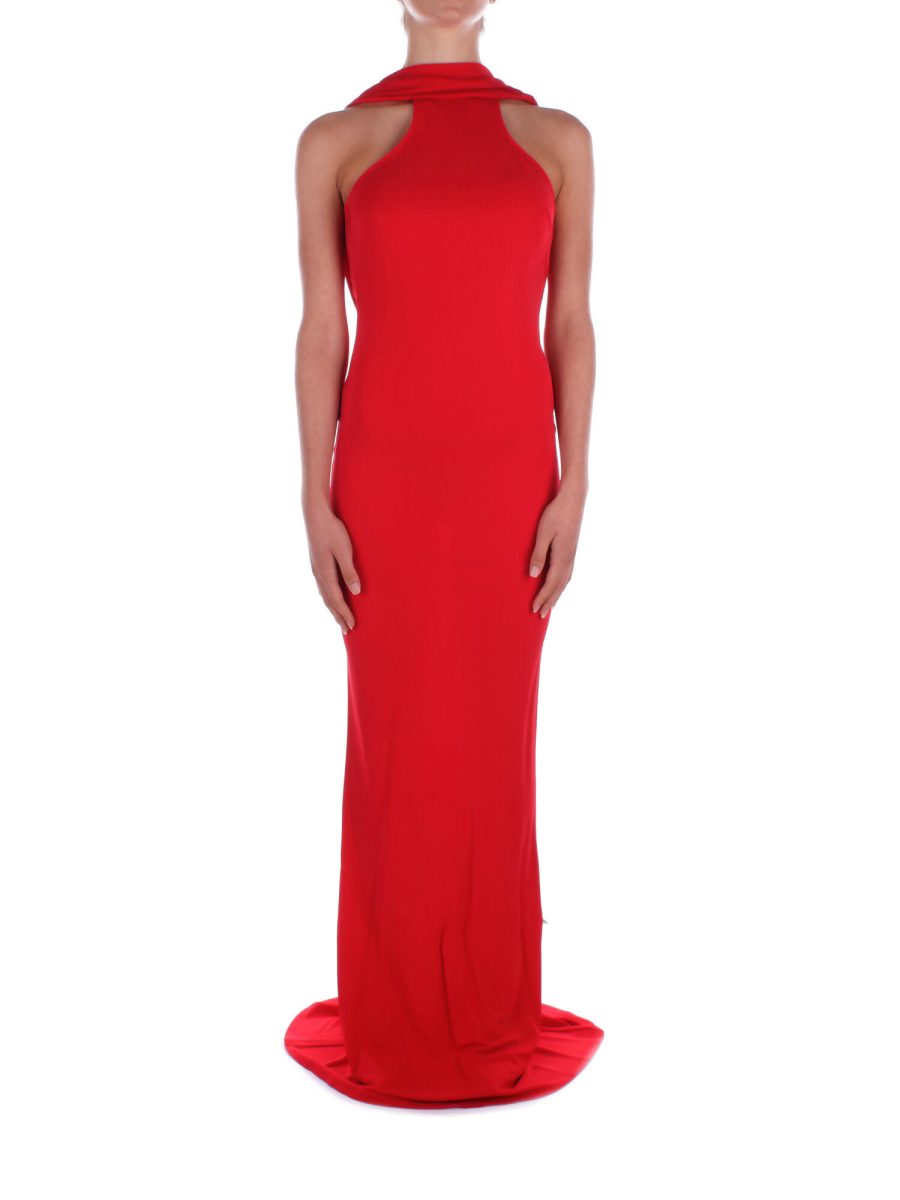 ELISABETTA FRANCHI RED CARPET Dresses Red