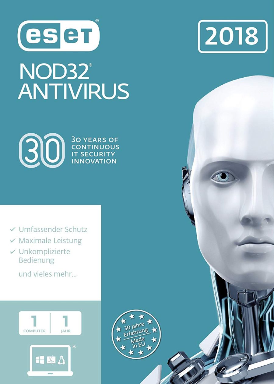 ESET NOD32 Antivirus - 1 Device - 1 Year (Digital Download)