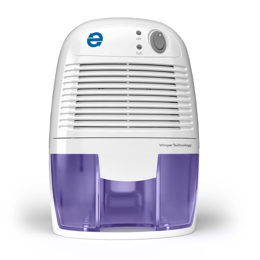 EVA-DRY EDV-1100 Whisper-quiet 16 OZ Dehumidifier with Auto Shut Off and Restart for small spaces in your Home, RV, Automobile, and Storage up to 1100 cu. ft. (122 sq. ft)