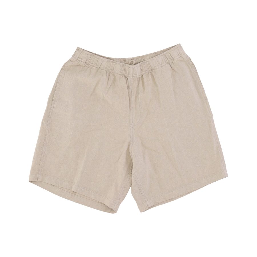 Easy Linen Short Men's Trousers Oatmeal