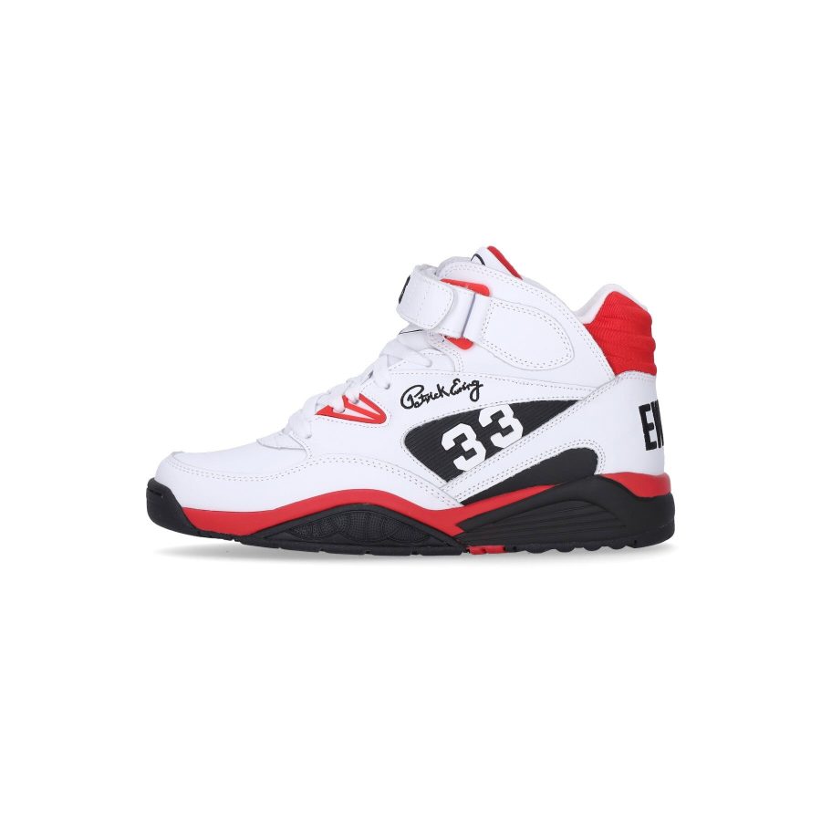 Ewing Kross Men's Basketball Shoe White/black/red