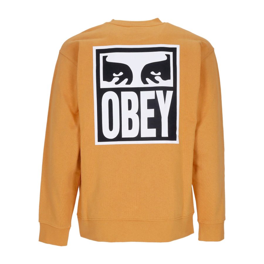 Eyes Icon 2 Crew Premium French Terry Sundial Men's Lightweight Crewneck Sweatshirt