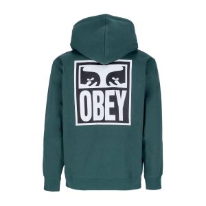 Eyes Icon Hood Premium Fleece Dark Cedar Men's Hoodie