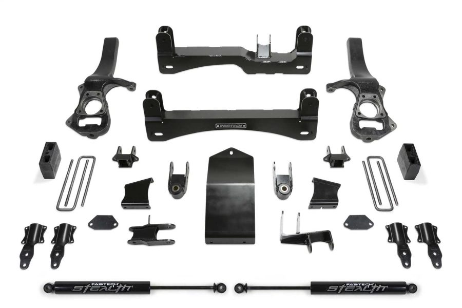 FABTECH K1132M Basic Lift System w/Shocks 6 in. Lift Incl. Front Shock Extensions And Rear Stealth Shocks Basic Lift System w/Shocks